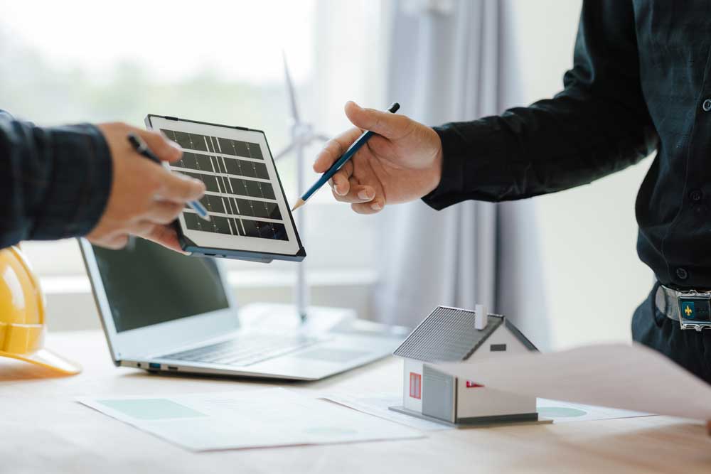 Bild och prototyper av solceller